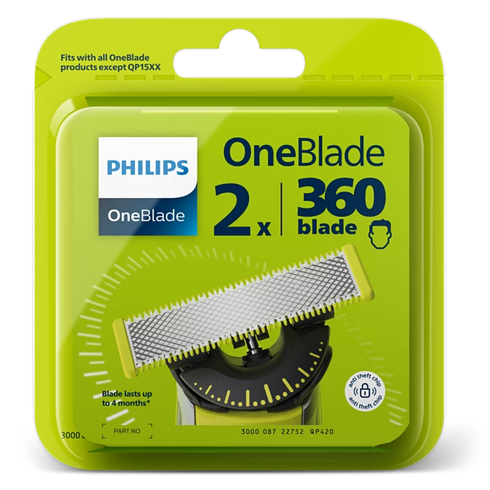 Philips OneBlade 360 Replacement blade 2 pack